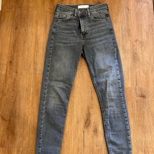 Top shop Jamie light grey skinny jeans